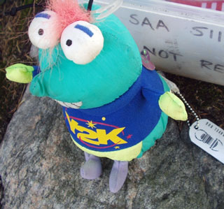 y2k bug stuffed animal